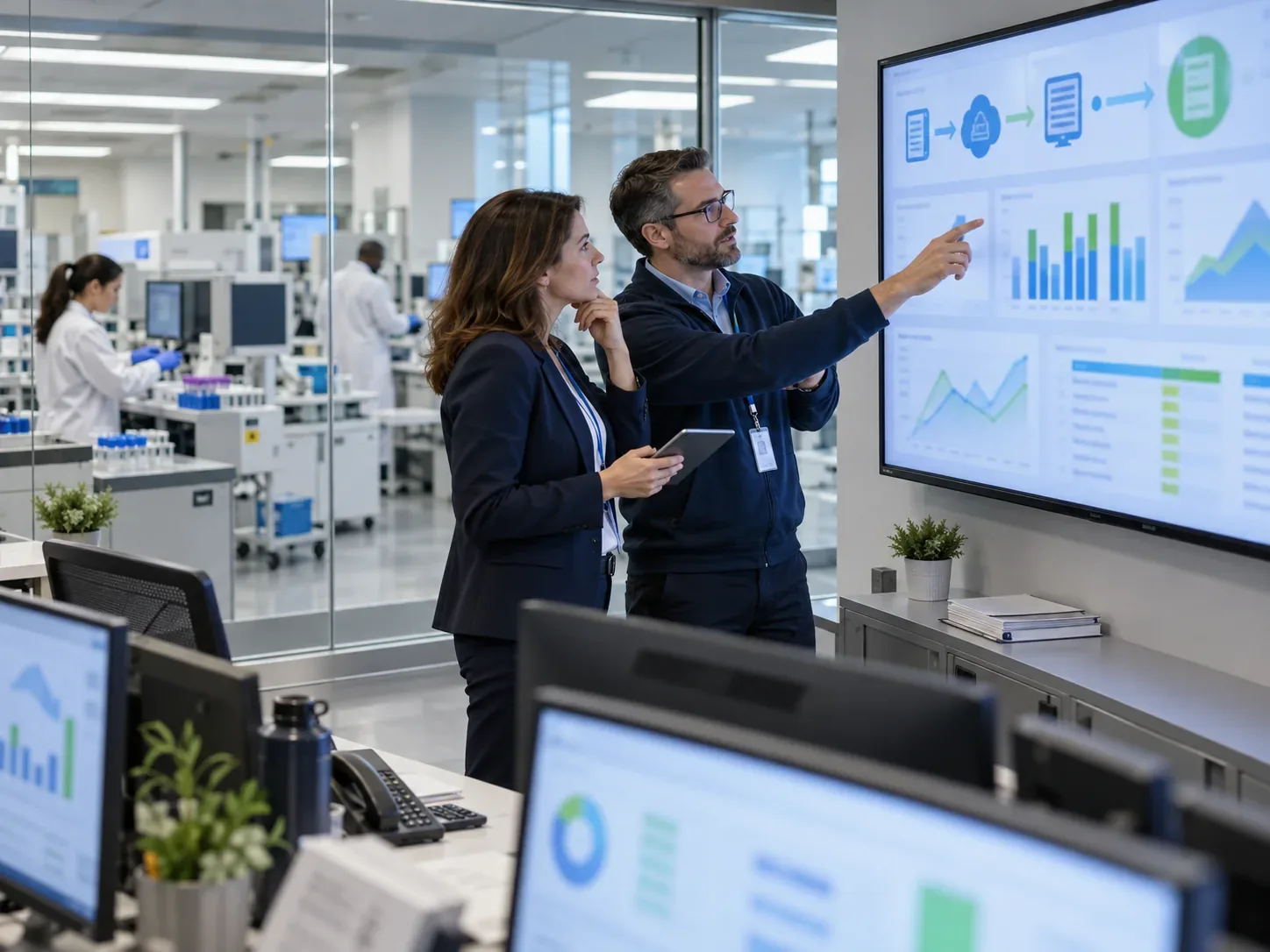 Laboratory billing manager and integration analyst discuss LIS data and remittance reporting